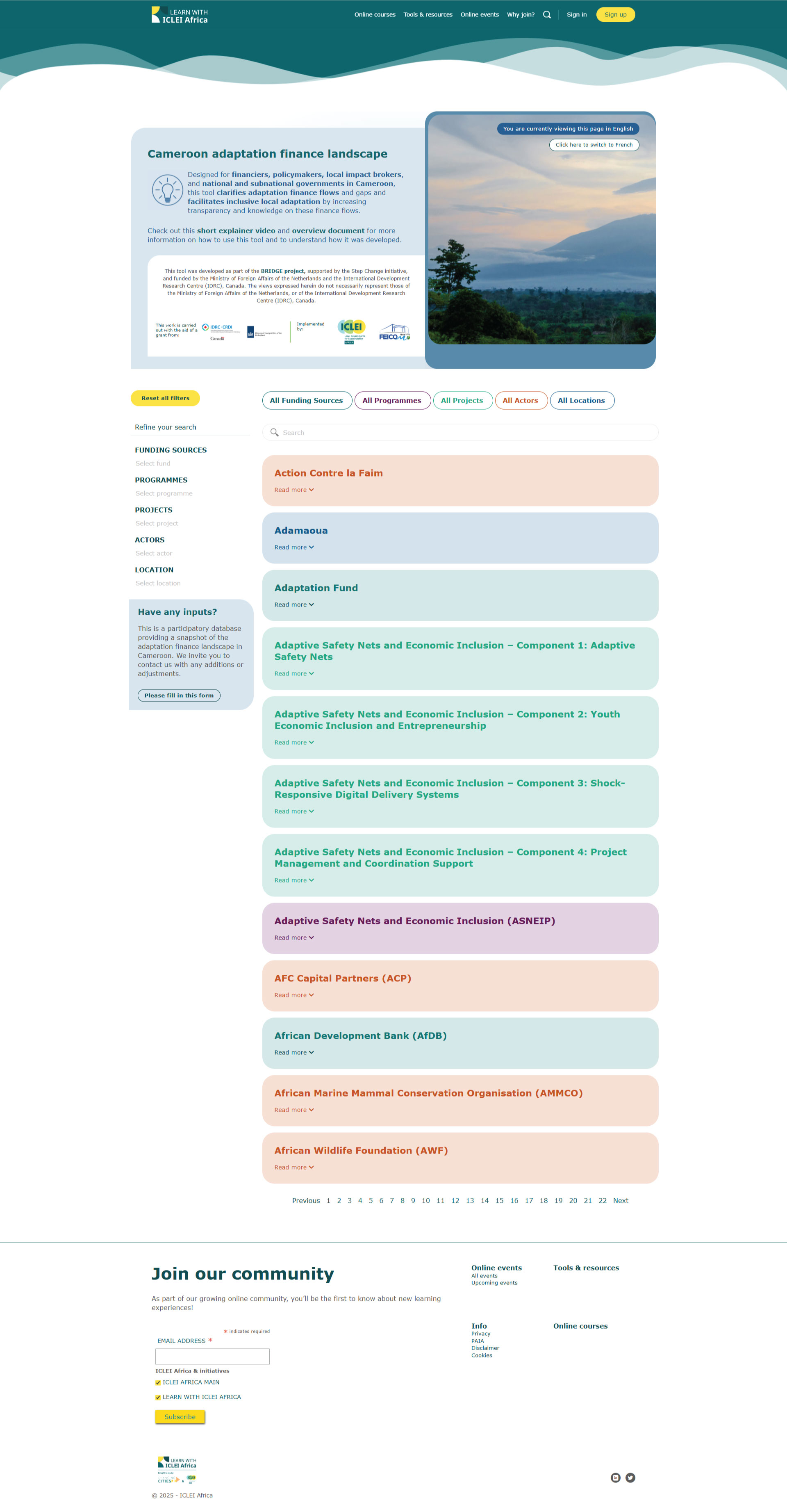 Learn-With-Iclei-Africa-Full-Screenshot Learn with Iclei Africa Website