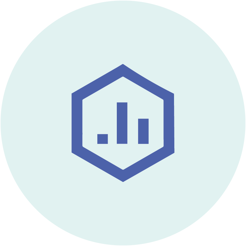 Beehive Pro Blue circle with blue graphic inside depicting the Beehive Pro Icon