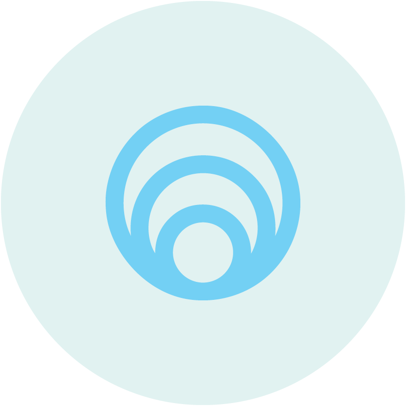 Smush Pro Blue circle with blue graphic inside depicting the Smush Pro Icon
