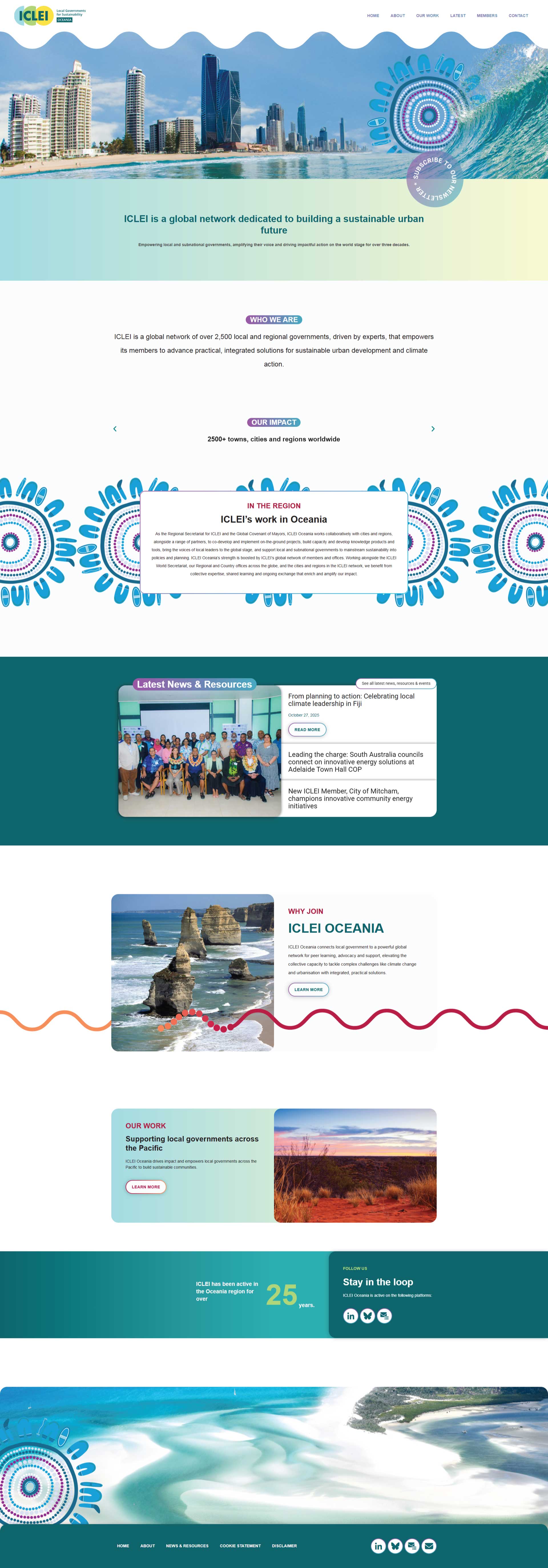 Iceli-Oceania-Full-Screenshot Iclei Oceania Website