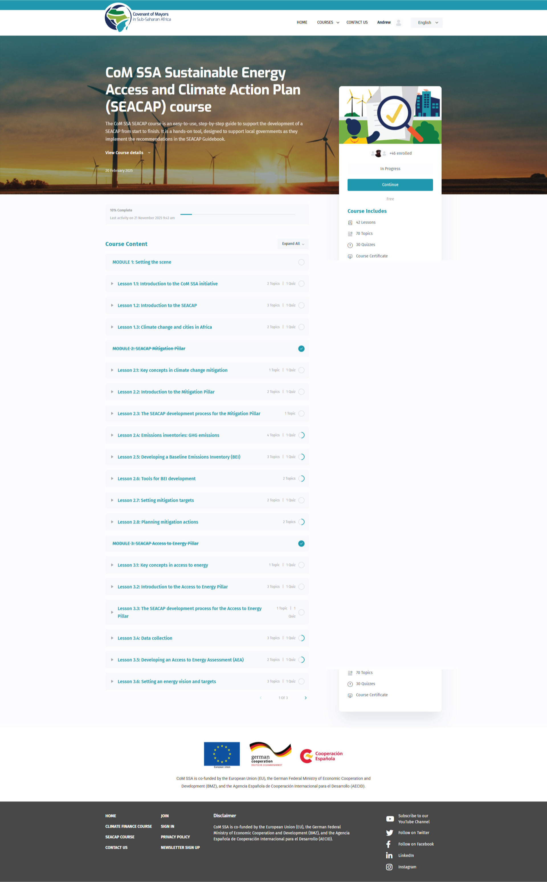 Iclei-Learning-Portal-Full-Screenshot Iclei Learning Portal Website