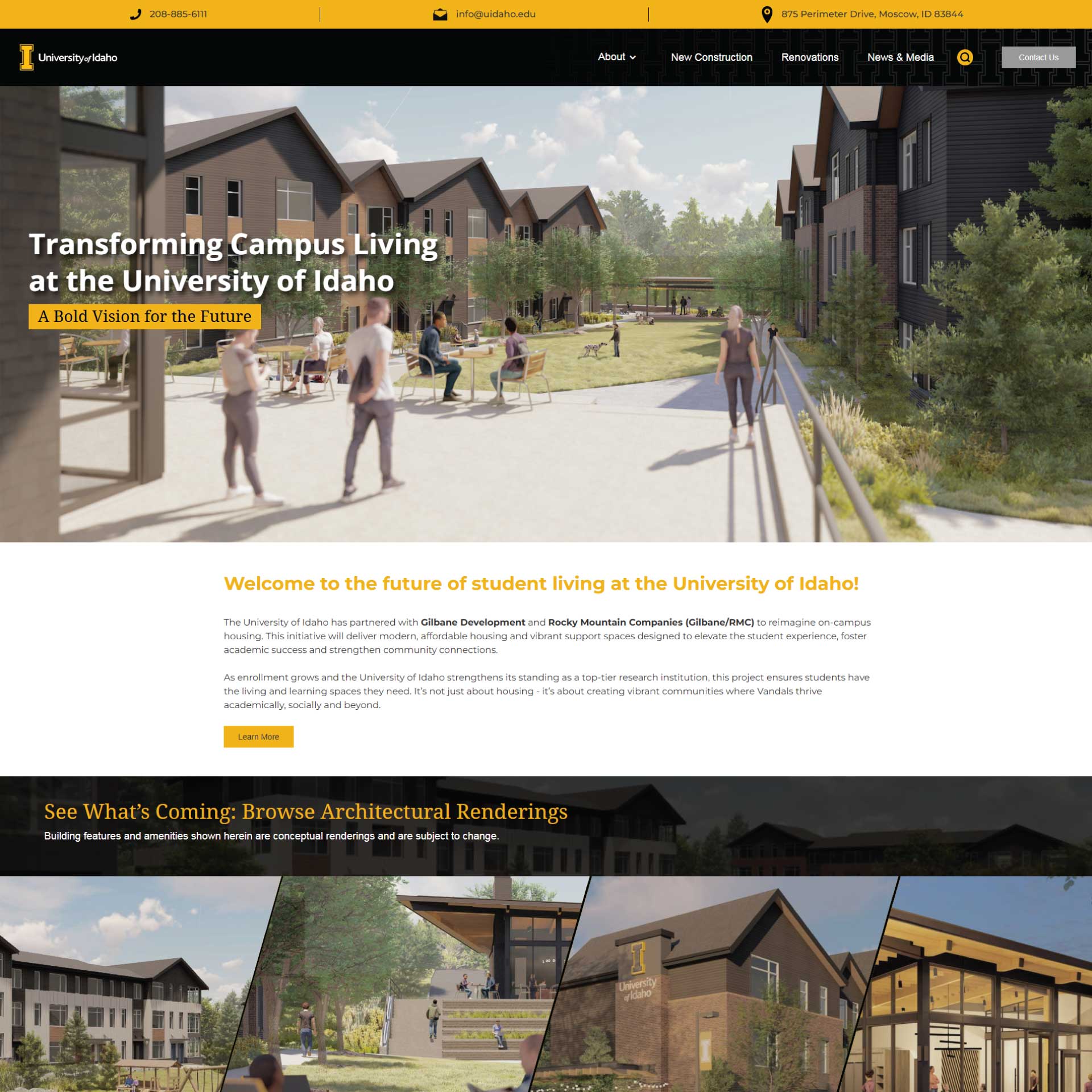 Vandal Housing Project Website