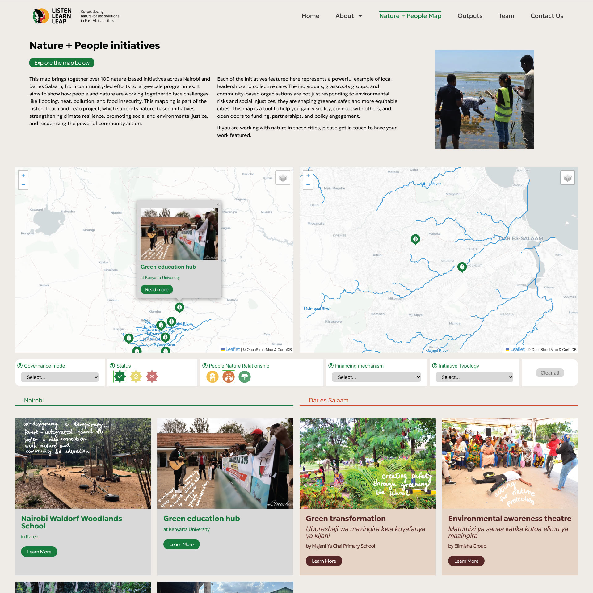 Listen Learn Leap Website